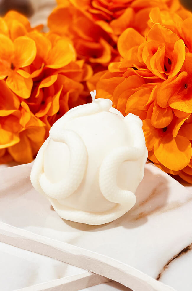 Skull Snake Candle image 6